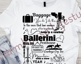 Kelsea Ballerini Concert Tee PNG: Country Music (Digital File)