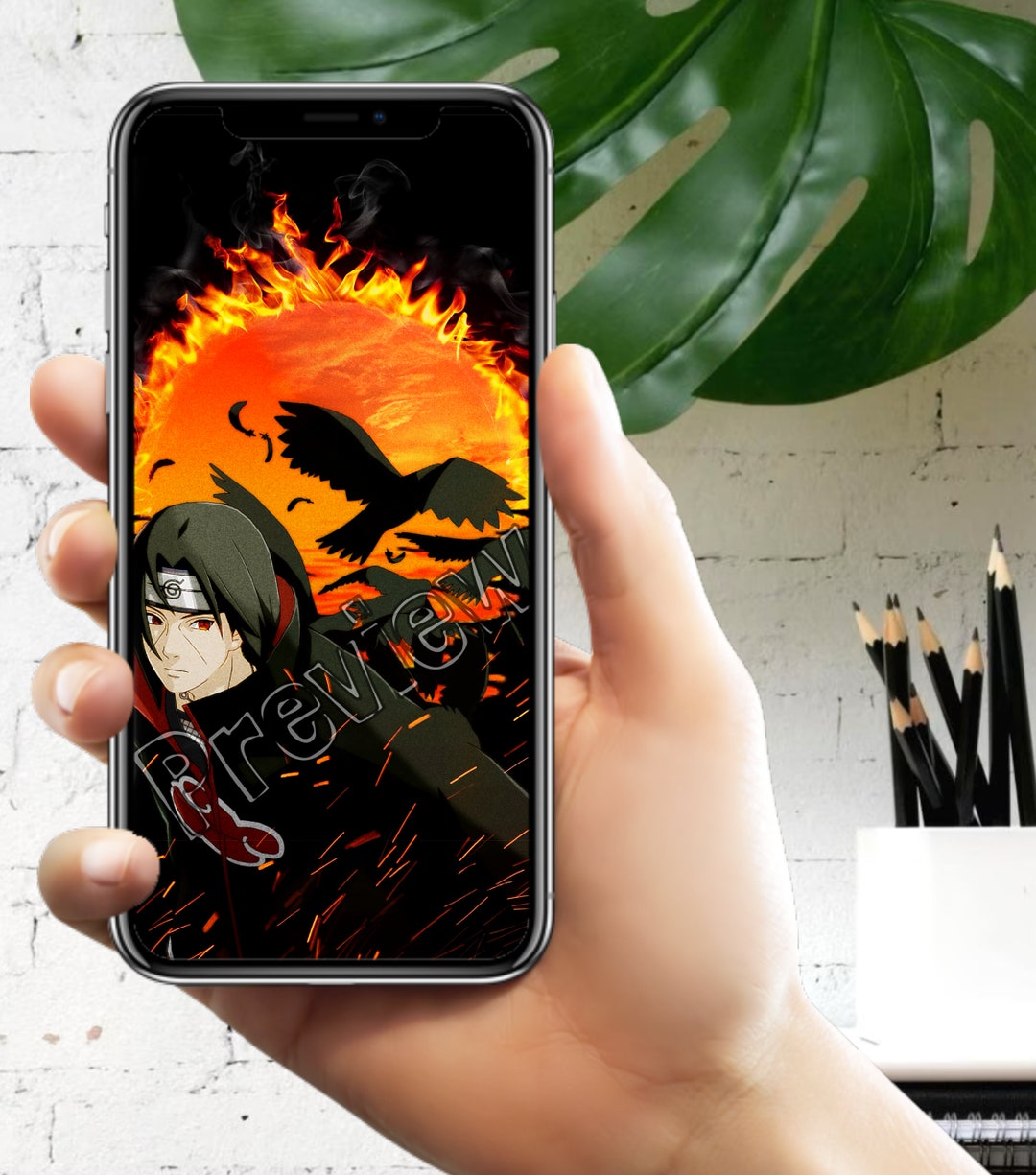 Itachi Mobile Wallpaper - Etsy