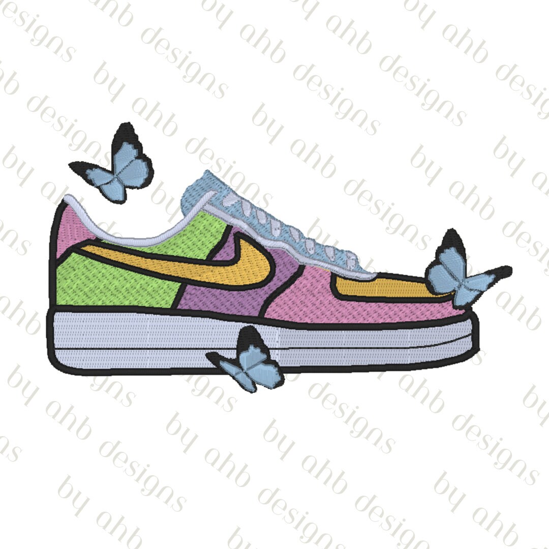 Trendy Embroidery Design, Shoes Embroidery Designs, Sneakers Embroidery