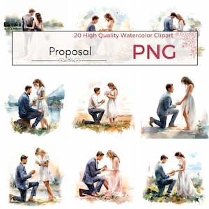 Proposition de mariage Clipart, PNG de haute qualité, Mariage Clipart, Just Married PNG, Bride and Groom clipart, Cute Wall Art, Téléchargement instantané