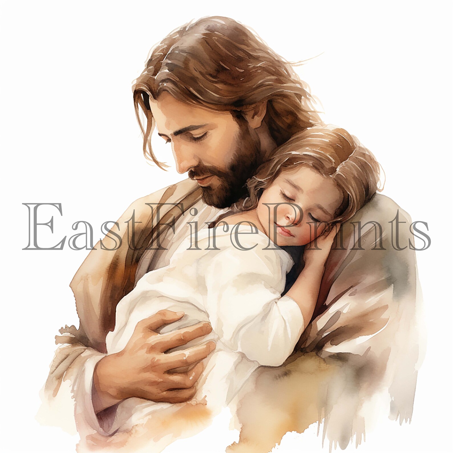 Watercolor Jesus Christ Clipart High Quality Png Christian - Etsy
