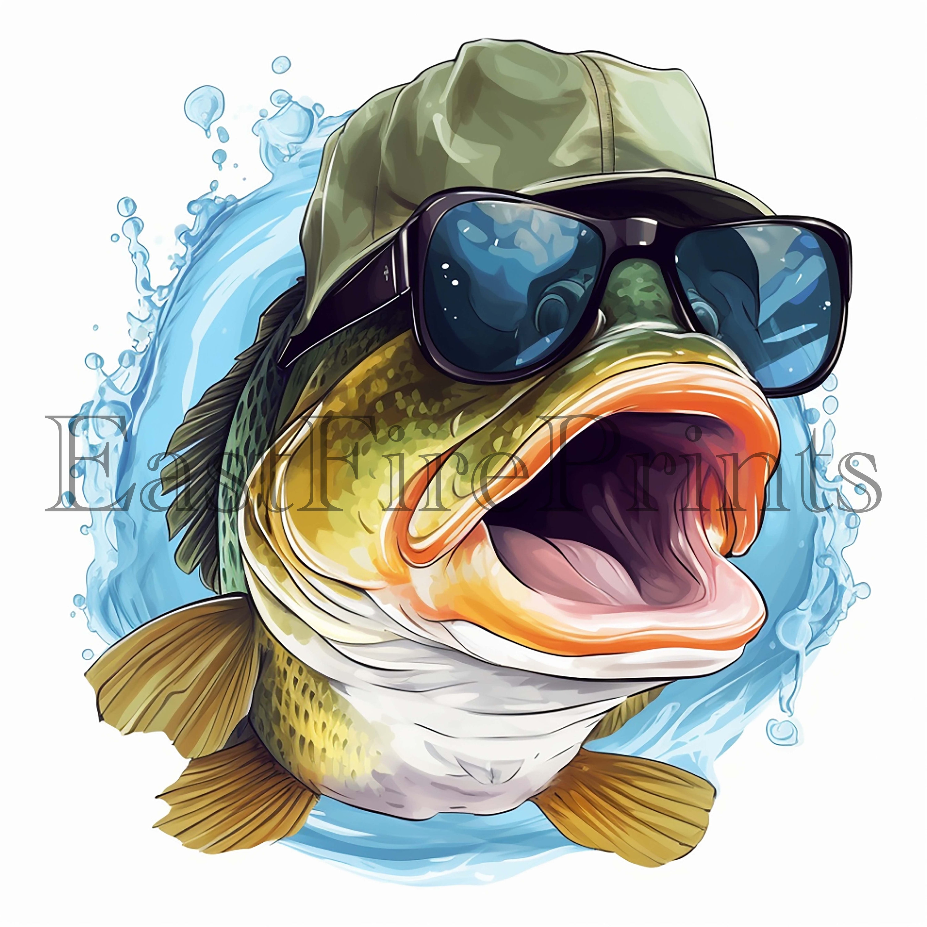Watercolor Bass Fish Clipart PNG Files Funny Fish Clip Art Etsy watercolor-bass-fish-clipart-png-files-funny-fish-clip-art-etsy