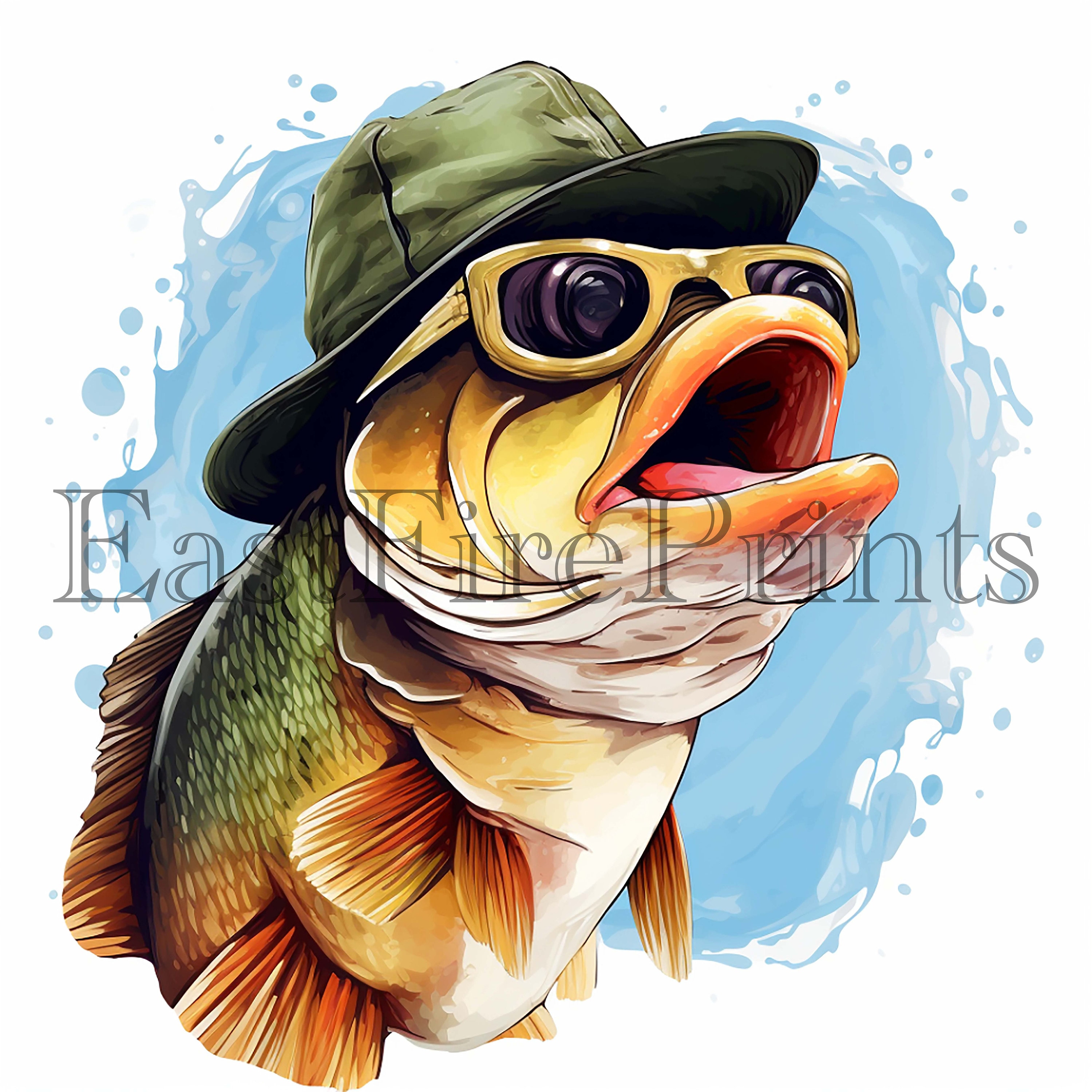 Watercolor Bass Fish Clipart PNG Files Funny Fish Clip Art Etsy watercolor-bass-fish-clipart-png-files-funny-fish-clip-art-etsy
