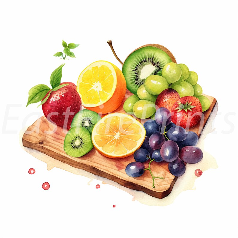 Watercolor Vegetable Clipart Set of 10 Download Digital Etsy