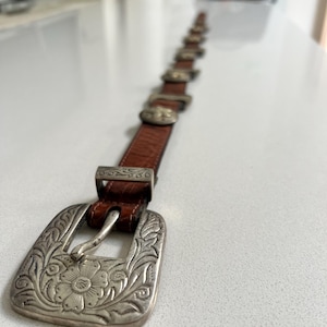 Vintaje Navajo Concho Belt - 36” long