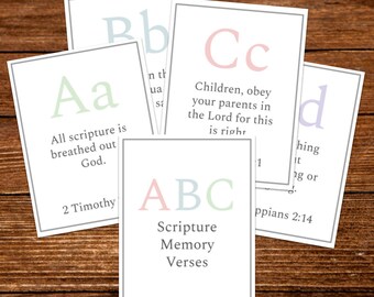 ABC Scripture Memory Cards