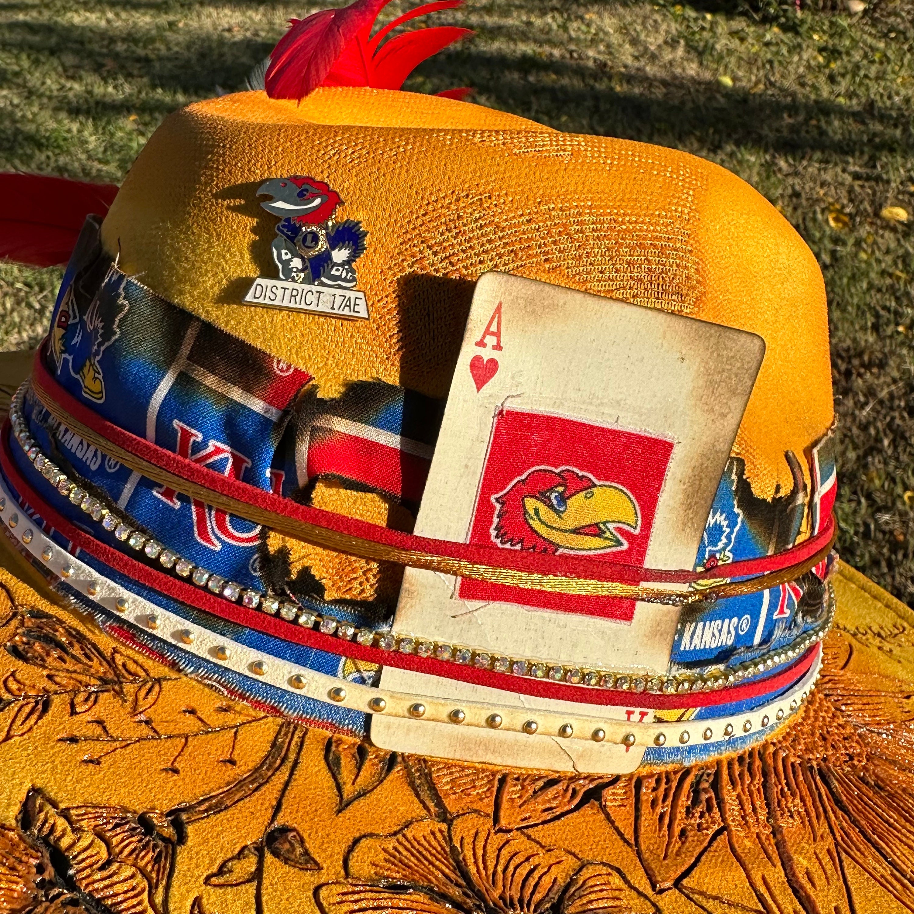 KU Kansas University Jayhawks Custom Hat Etsy
