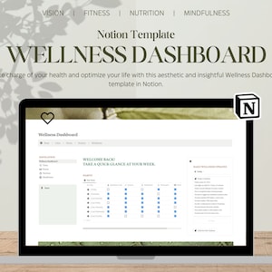 Wellness Dashboard -- Notion Personal Planner