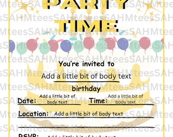 Feest, verjaardag, verjaardagsfeestje, feest, verjaardag uitnodigen, uitnodiging,