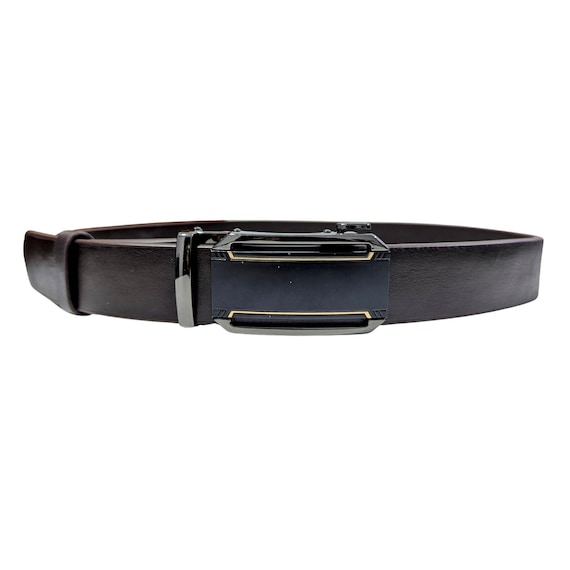 Mens Belt Leather Ratchet Belt - Customizable Fit, Effortless Style (35mm)