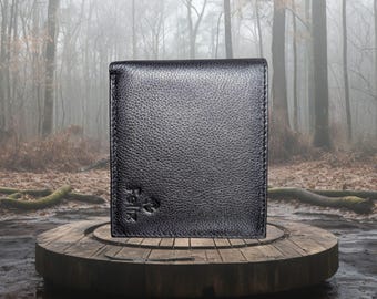 Men's Full Grain Wallet, Elegant  Handmade Bifold for Men