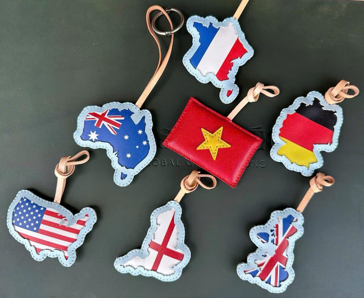 International flag charms - Etsy 日本