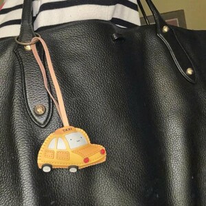 Miss Fury Bag Charm, Handmade Adorable Microfiber Leather Bag Charm Keychain – Microfiber Accessory for Bags & Keys image 17
