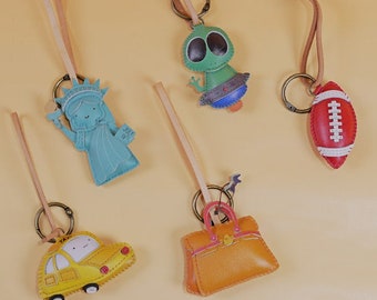 Purse Bag Charm, Unique Bag Charm, Cute Key Chain, Handmade Bag Charm, Keychain Gift, Unique Keychain, Unique Small Gift