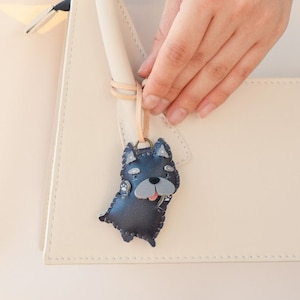 Miniature Schnauzer Bag charm Wheatonˊ˗ Schnauzer Bag Charms - Etsy
