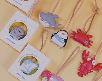 Purse Bag Charm, Unique Bag Charm, Cute Key Chain, Handmade Bag Charm, Keychain Gift, Animal Keychain, Unique Gift