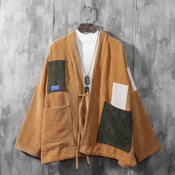 Japanese high fashion Kapital style noragi kimono cardigan