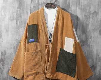 Japanese high fashion Kapital style noragi kimono cardigan