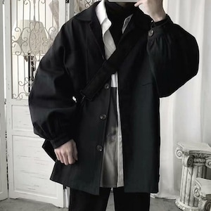 Japanese fashion harajuku style oversized work jacket Instagram