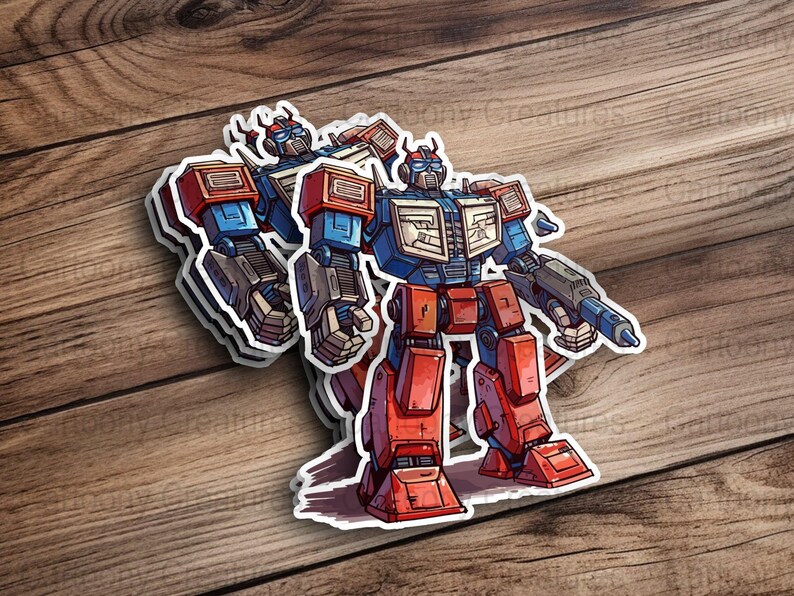 Cartoon Optimus Prime Transformer Svg Png Eps, Commercial Use Clipart