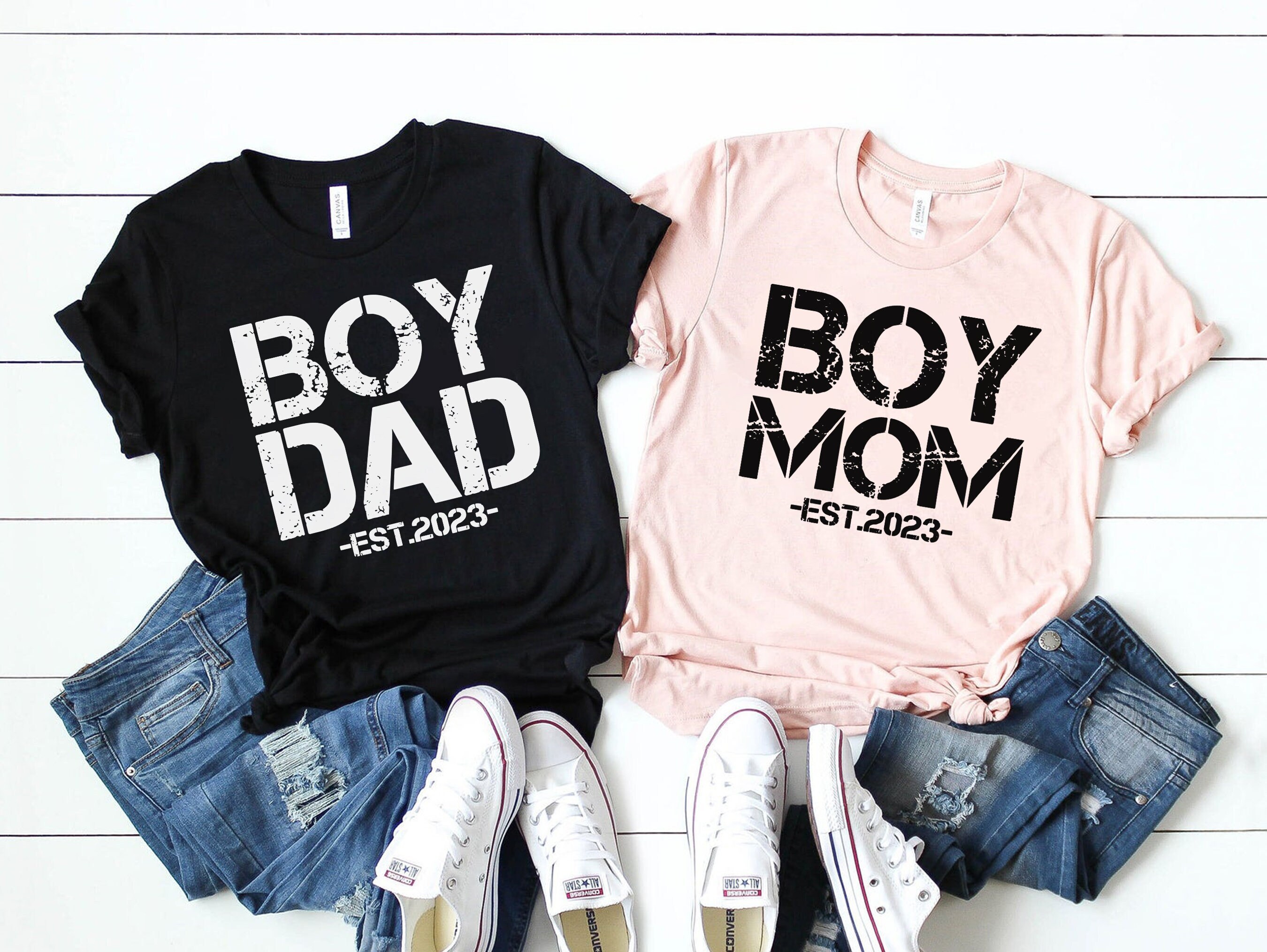 Boy Dad Boys Mom Shirts, Outnumbered Mom of Boys Gift, Parents Raising