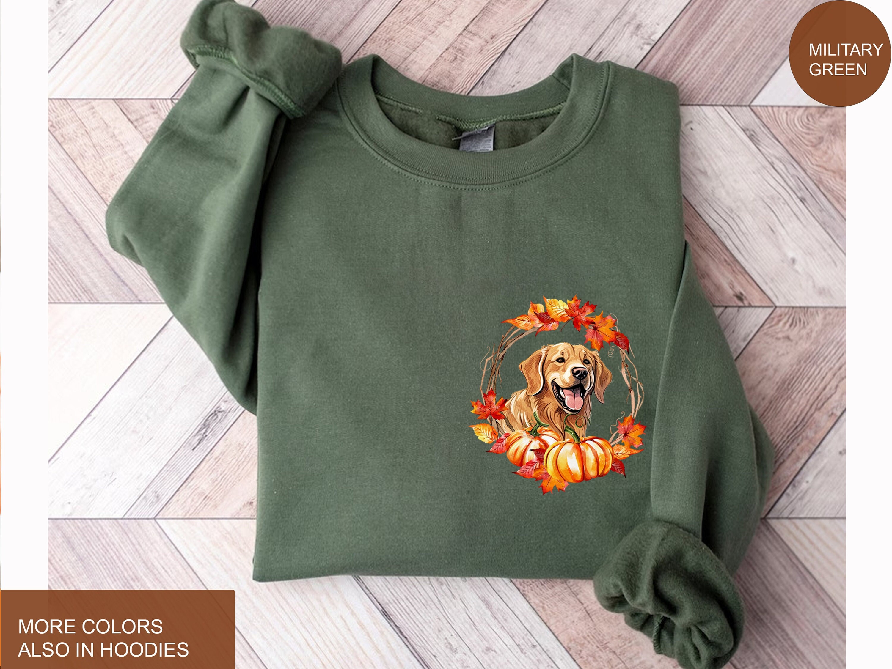 Discover Golden retriever Fall sweatshirt, Golden retriever shirt, Golden Retriever gifts, Golden Retriever, Dog mom, Fall Gog shirt, Pumpkin Patch