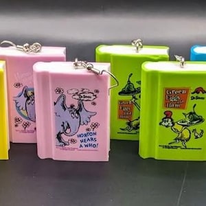 Dr. Seuss Buch Ohrringe