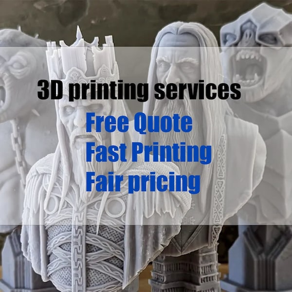 FREE QUOTE - Professional 3D Printing Service Filament & Resin