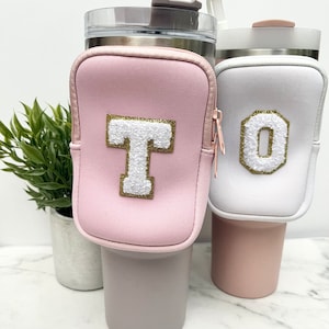 Stanley Tumbler Pouch 40oz Tumbler Fanny Pack Bridesmaid Gift Stanley Accessories Custom Tumbler Pouch Customized Bachelorette Gift Mom