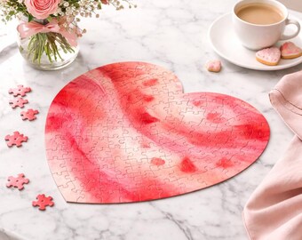 Heart Shaped Puzzle Gift – 118 Piece Romantic Jigsaw Puzzle in Gift Box, Valentine & Anniversary Gift