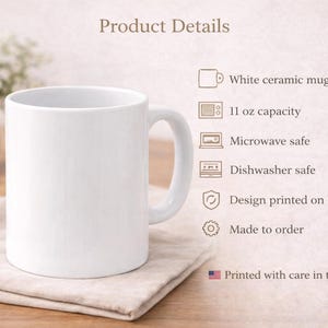 Watercolor Animal Cute Flamingo 11oz Coffee Cup Mug for Gift Watercolor Flamingo Lovers image 9