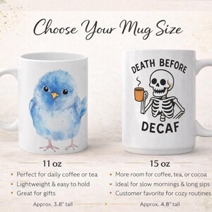 Angel Feather White Watercolor 11oz Coffee Mug Gift image 6