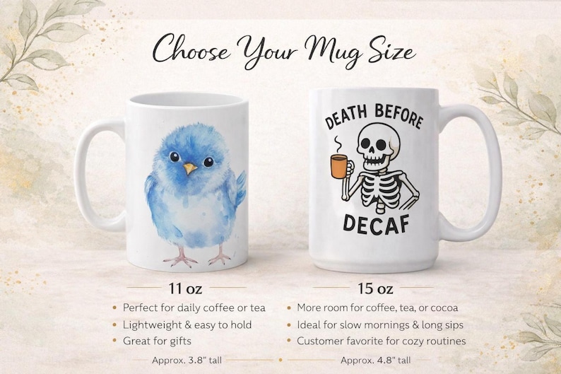 Angel Feather White Watercolor 11oz Coffee Mug Gift image 6