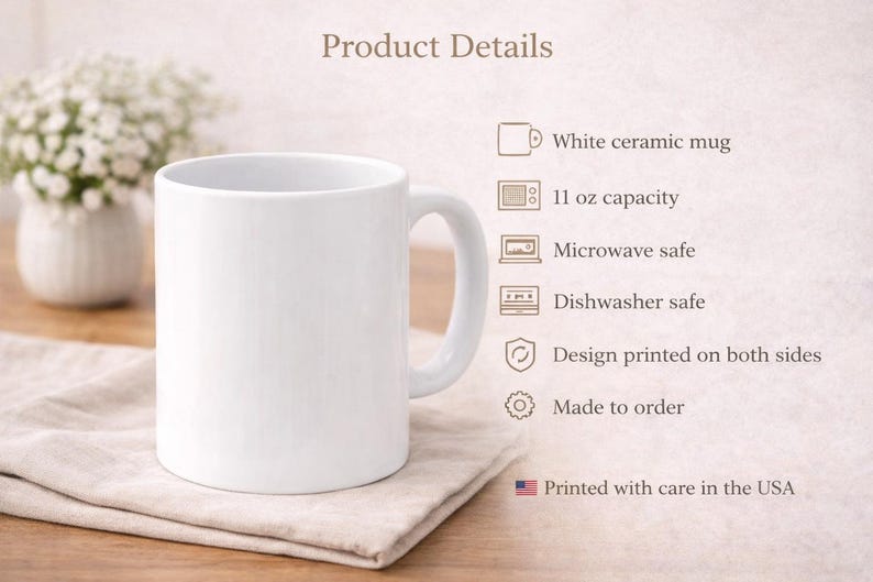 Angel Feather White Watercolor 11oz Coffee Mug Gift image 7