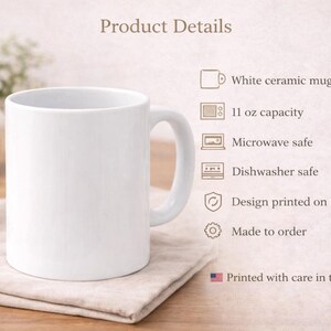 Guitar Acoustic Cool 11oz Coffee Mug Gift for Musicians Music Teachers Water Color image 8