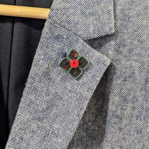 Green Flower Lapel Pin / Personalized Gift/Prom Wear/ Gifts for Him / Gifts for Her/ Green Flower Lapel Pin / Brooch/ Suit lapel Pin/Summer