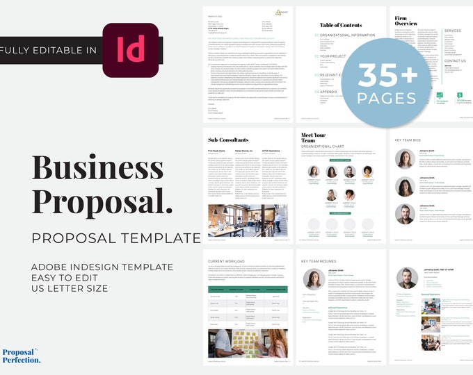 Business Proposal Template for Canva AEC Proposal Template General ...
