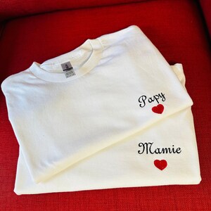 Personalized Embroidered Unisex T-shirt: Express Your Unique Style with Words image 2