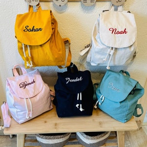 Mini Sac à Dos Personnalisable en Coton Organique - Idéal pour Enfants et Adultes