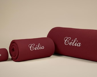 Serviette Brodée Prénom | Serviette Bain Personnalisée Coton 500g/m2