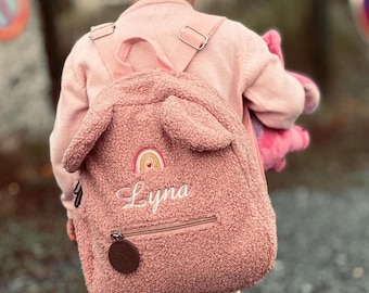 Kinderrucksack mit gesticktem Namen, personalisierter Vorschul- oder Kita-Rucksack, maßgeschneiderter Rucksack für Jungen/Mädchen