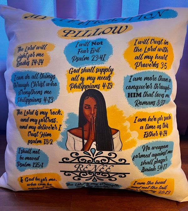 Positive Living' Bible Pillow – Fete