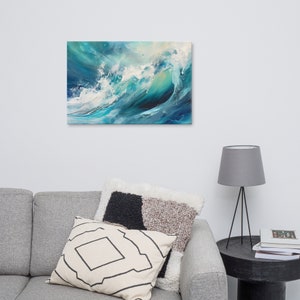 Écrasé sous les vagues