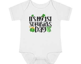 Saint Patrick's Day Baby Grow, Bodysuit,  First St. Patrick's Day, Baby, Toddler, Lucky Charm, Paddy's Day, Baby Jumpsuit, For Him, For Her