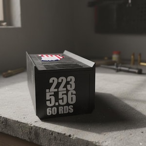 Ammo Box Organizer/Stackable/3D-Printed/Rounds