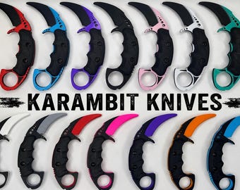 3D Printed Karambit Trainer – Multi-Color Collection
