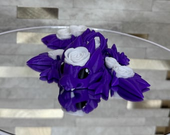 Liten rosdrake: Artikulerande 3D-printad fidget