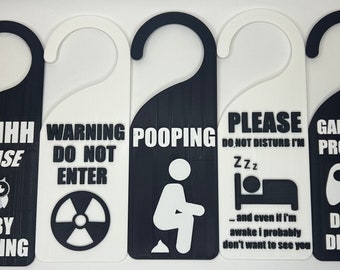 Custom Door Hangers: Funny 'Do Not Disturb' Signs