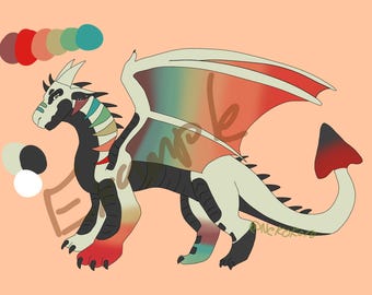 Dragon/Wings of fire art commissions!