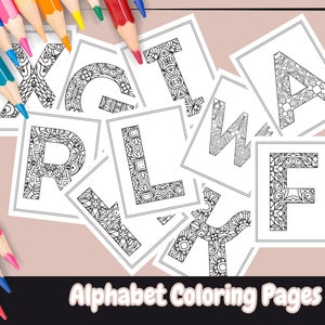 Páginas para colorir alfabeto, colorir para crianças, letras, páginas para colorir, alfabeto, atividade de letras para crianças, colorir mandala, páginas para colorir de letras